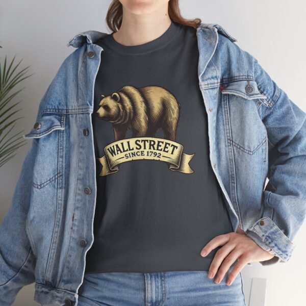 "Wall Street Bear – Since 1792" | Trader T-Shirt Trading T-Shirt - Image 70