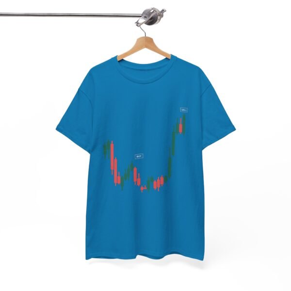 Buy Low Sell High T-Shirt | Unisex Trading Tee | Candlestick Chart Design - Image 51