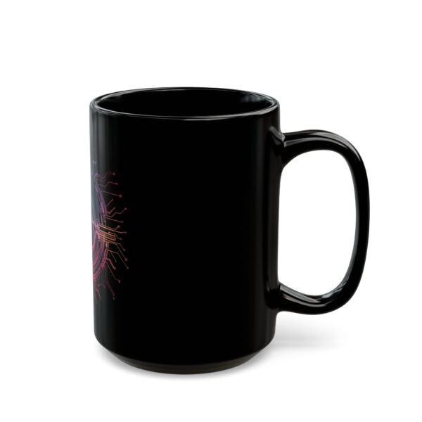 Rainbow Bitcoin Black Ceramic Mug | 11oz, 15oz - Image 6
