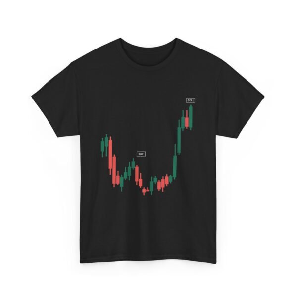 Buy Low Sell High T-Shirt | Unisex Trading Tee | Candlestick Chart Design