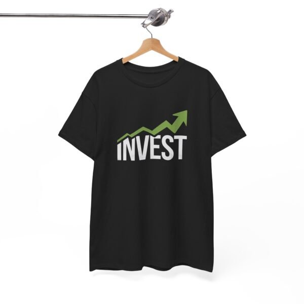 Invest Graphic T-Shirt | Unisex Cotton Tee | Motivational Investment Shirt - Image 3