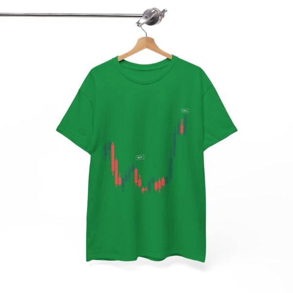 Buy Low Sell High T-Shirt | Unisex Trading Tee | Candlestick Chart Design - Image 39