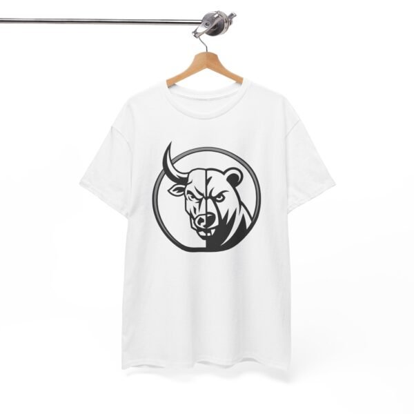 "Wall Street Bull & Bear" | Minimalist Trader T-Shirt Trading T-Shirt - Image 3