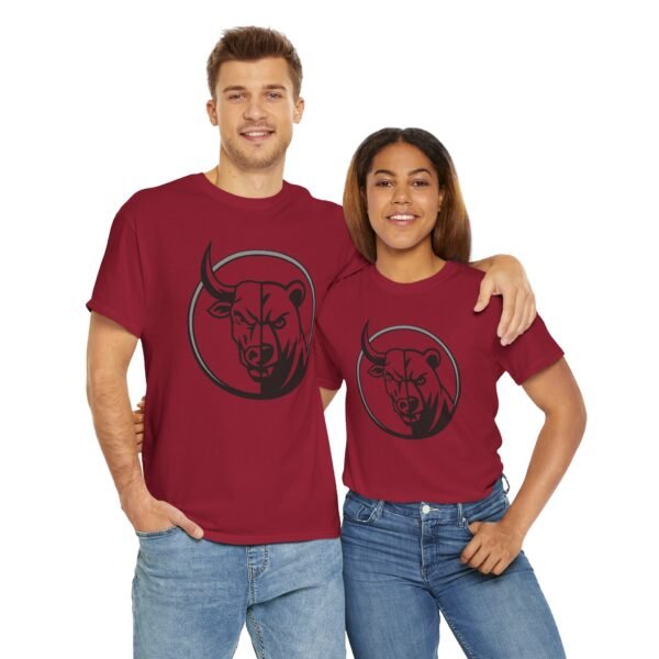 "Wall Street Bull & Bear" | Minimalist Trader T-Shirt Trading T-Shirt - Image 71