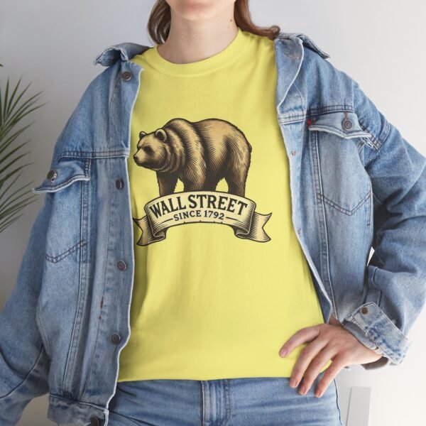 "Wall Street Bear – Since 1792" | Trader T-Shirt Trading T-Shirt - Image 40