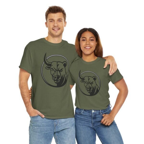 "Wall Street Bull & Bear" | Minimalist Trader T-Shirt Trading T-Shirt - Image 29