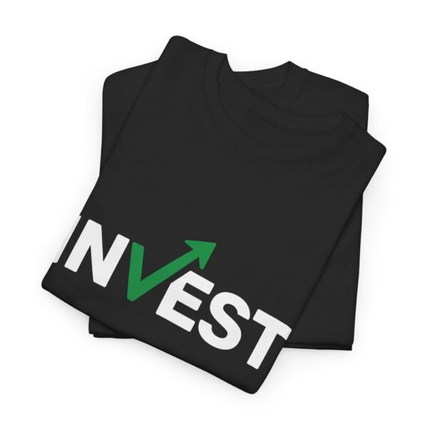 Invest Motivational T-Shirt | Unisex Cotton Tee | Financial Growth Shirt - Image 2