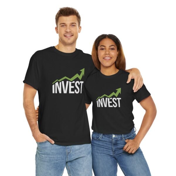 Invest Graphic T-Shirt | Unisex Cotton Tee | Motivational Investment Shirt - Image 5
