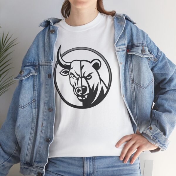 "Wall Street Bull & Bear" | Minimalist Trader T-Shirt Trading T-Shirt - Image 4