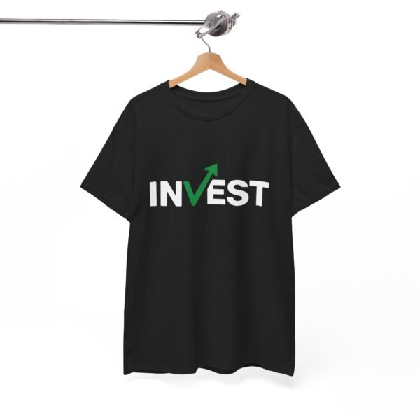 Invest Motivational T-Shirt | Unisex Cotton Tee | Financial Growth Shirt - Image 3
