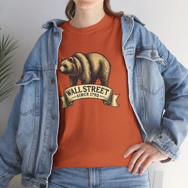 "Wall Street Bear – Since 1792" | Trader T-Shirt Trading T-Shirt - Image 16