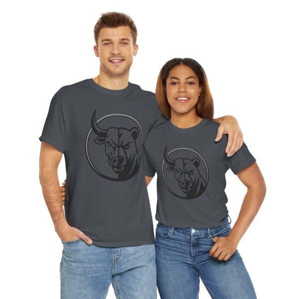 "Wall Street Bull & Bear" | Minimalist Trader T-Shirt Trading T-Shirt - Image 59
