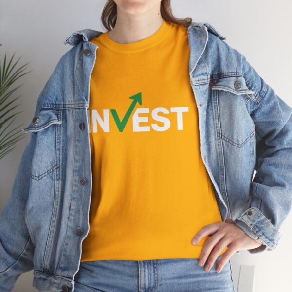 Invest Motivational T-Shirt | Unisex Cotton Tee | Financial Growth Shirt - Image 10