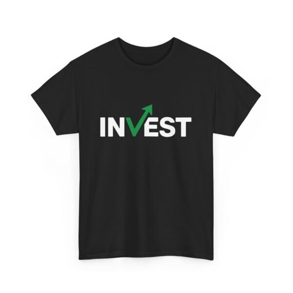 Invest Motivational T-Shirt | Unisex Cotton Tee | Financial Growth Shirt