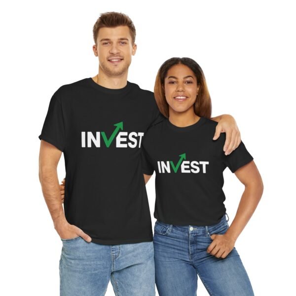 Invest Motivational T-Shirt | Unisex Cotton Tee | Financial Growth Shirt - Image 5