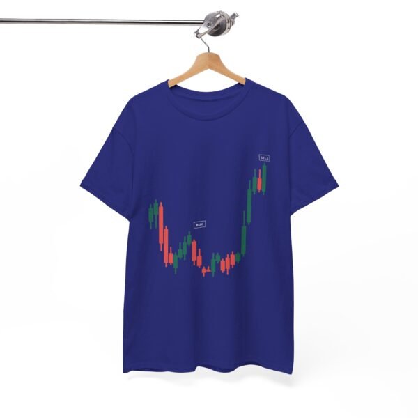 Buy Low Sell High T-Shirt | Unisex Trading Tee | Candlestick Chart Design - Image 69