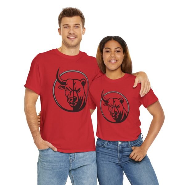 "Wall Street Bull & Bear" | Minimalist Trader T-Shirt Trading T-Shirt - Image 65