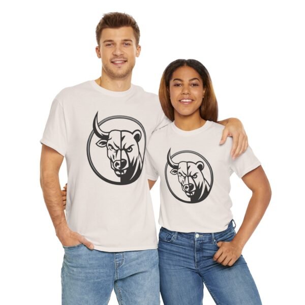 "Wall Street Bull & Bear" | Minimalist Trader T-Shirt Trading T-Shirt - Image 17