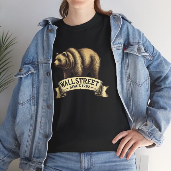 "Wall Street Bear – Since 1792" | Trader T-Shirt Trading T-Shirt - Image 4