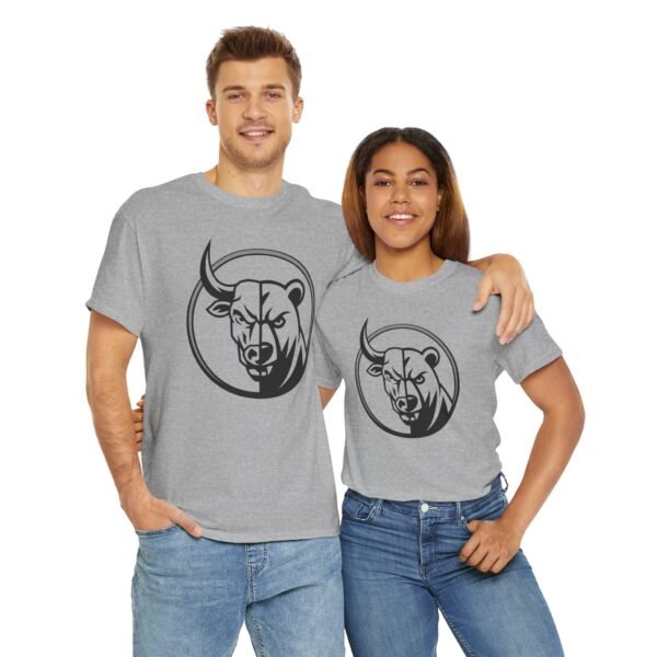 "Wall Street Bull & Bear" | Minimalist Trader T-Shirt Trading T-Shirt - Image 23