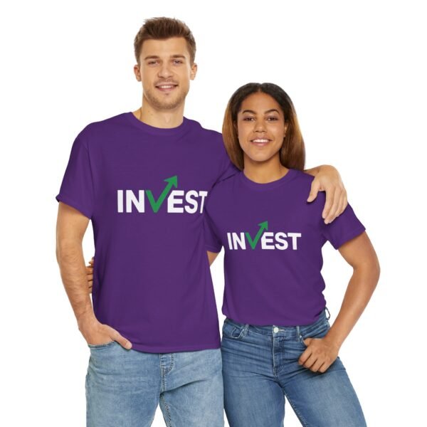 Invest Motivational T-Shirt | Unisex Cotton Tee | Financial Growth Shirt - Image 65