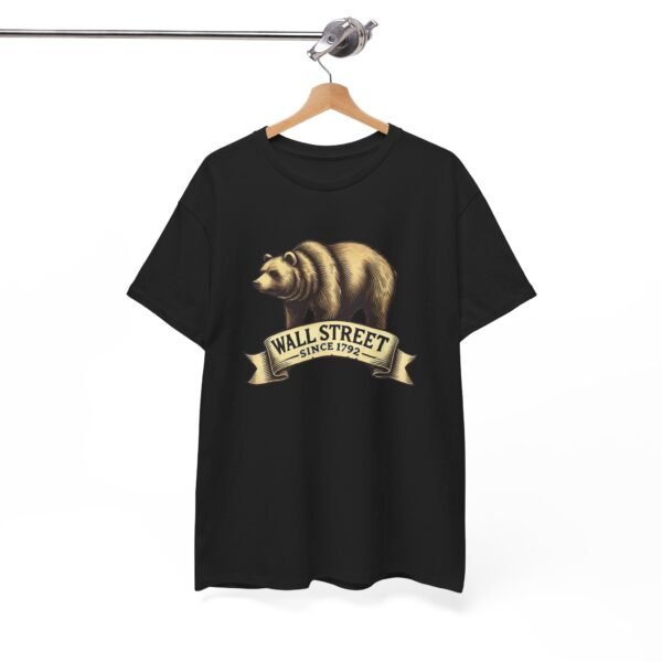 "Wall Street Bear – Since 1792" | Trader T-Shirt Trading T-Shirt - Image 3