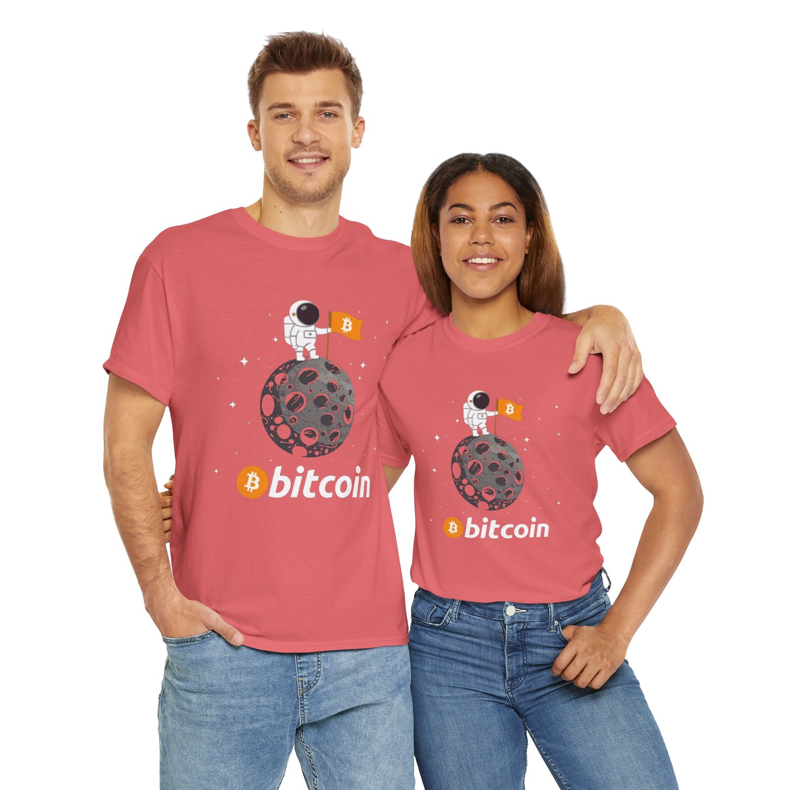 Bitcoin to the Moon Astronaut T-Shirt | Crypto T-Shirt - Image 11
