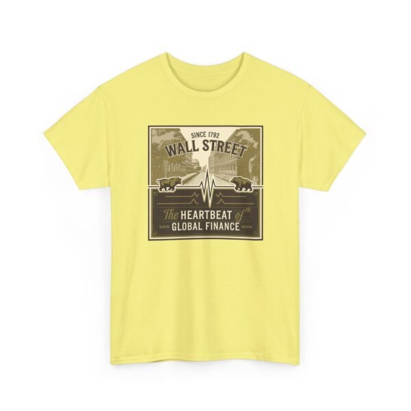 "Wall Street: The Heartbeat of Global Finance" Trader T-Shirt | Trading T-Shirt - Image 13