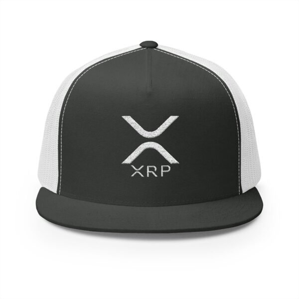 XRP Snapback Trucker Cap | Crypto Lifestyle Hat | Adjustable Mesh Back - Image 12
