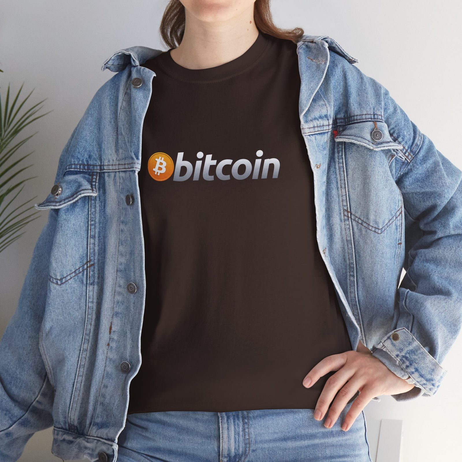 Bitcoin Logo Minimalist T-Shirt | Cryptocurrency T-Shirt - Image 22