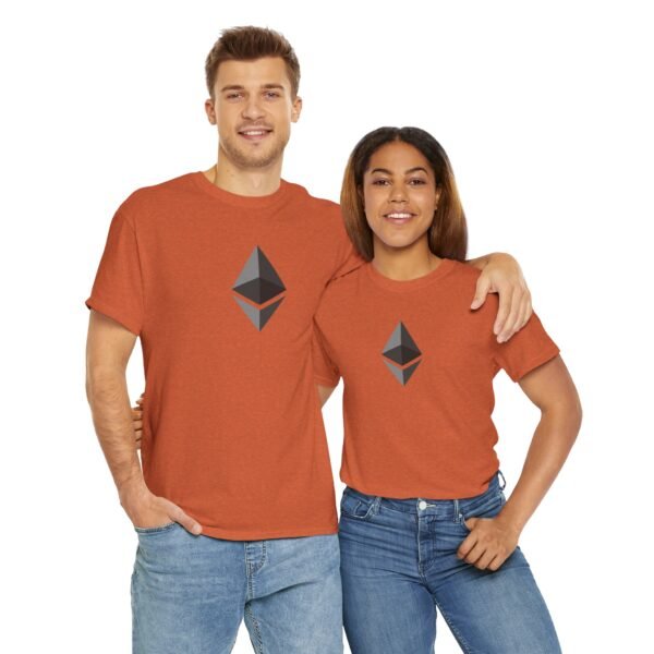 Ethereum (ETH) T-Shirt | Heavy Cotton Tee | Crypto Logo Design - Image 11
