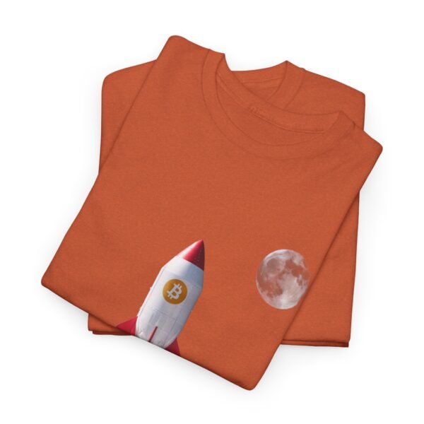 Bitcoin Rocket to the Moon T-Shirt | Cryptocurrency T-Shirt - Image 14