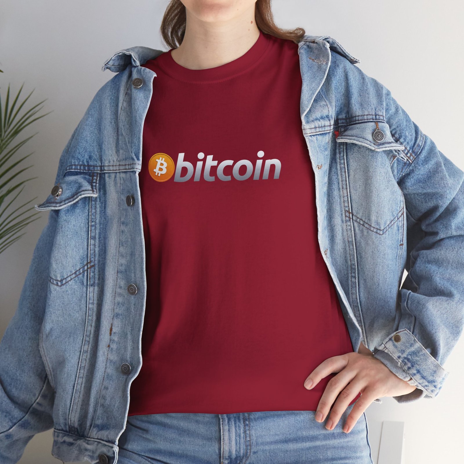 Bitcoin Logo Minimalist T-Shirt | Cryptocurrency T-Shirt - Image 82