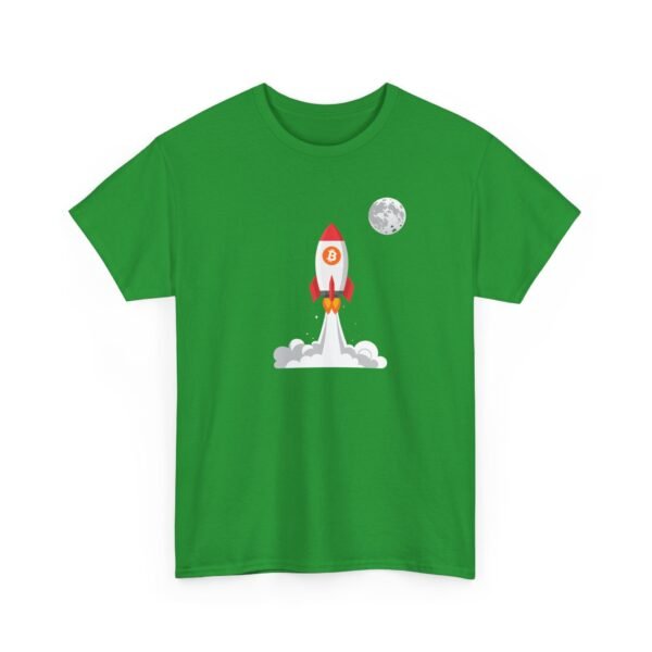 Bitcoin Rocket to the Moon T-Shirt | Crypto Lifestyle Apparel | Space Exploration Design - Image 37