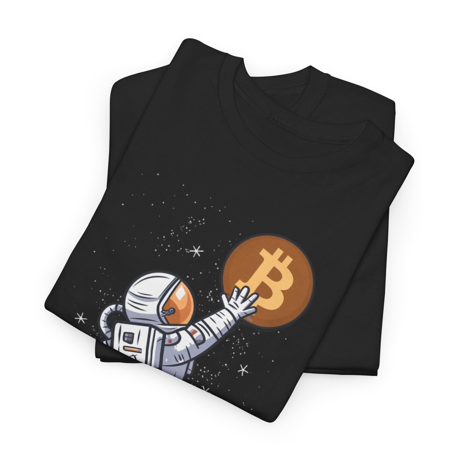 Bitcoin Astronaut T-Shirt | Crypto Lifestyle Apparel | To the Moon Design - Image 2