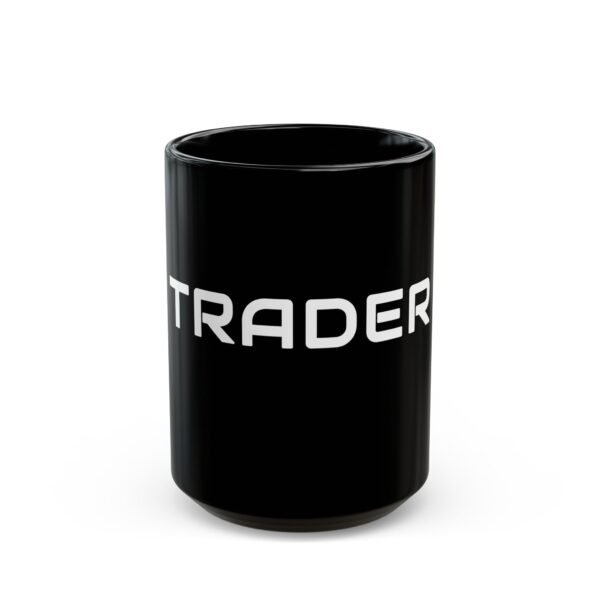 Trader Mug | Black Ceramic Coffee Cup for Traders - Image 5