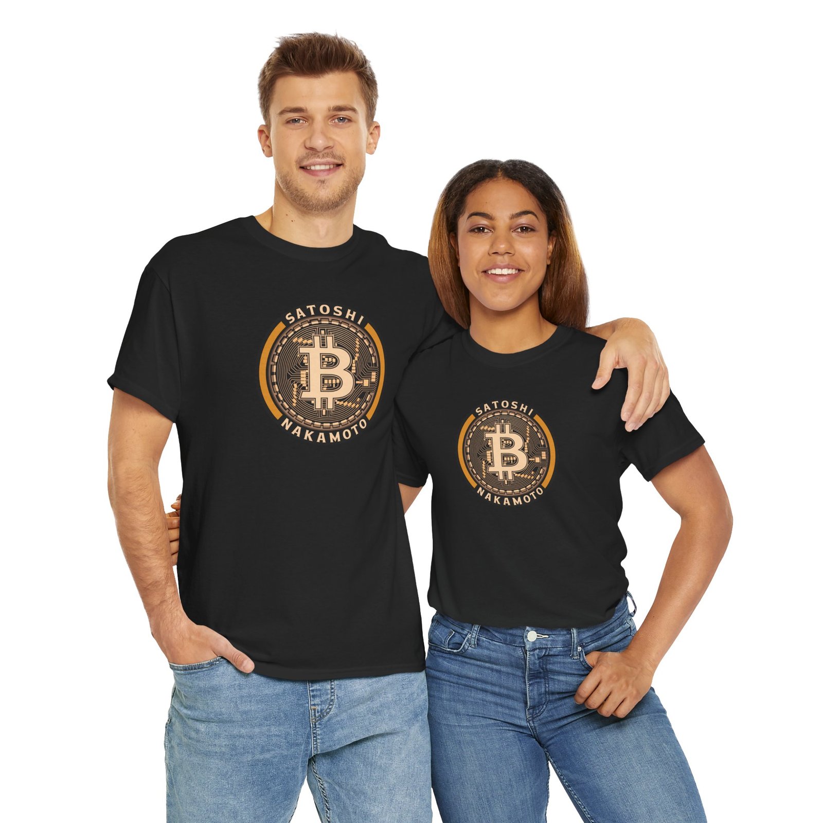 Satoshi Nakamoto Bitcoin T-Shirt | Crypto Pioneer Apparel | Blockchain Legacy Design - Image 5
