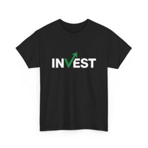 Invest Motivational T-Shirt | Unisex Cotton Tee | Financial Growth Shirt