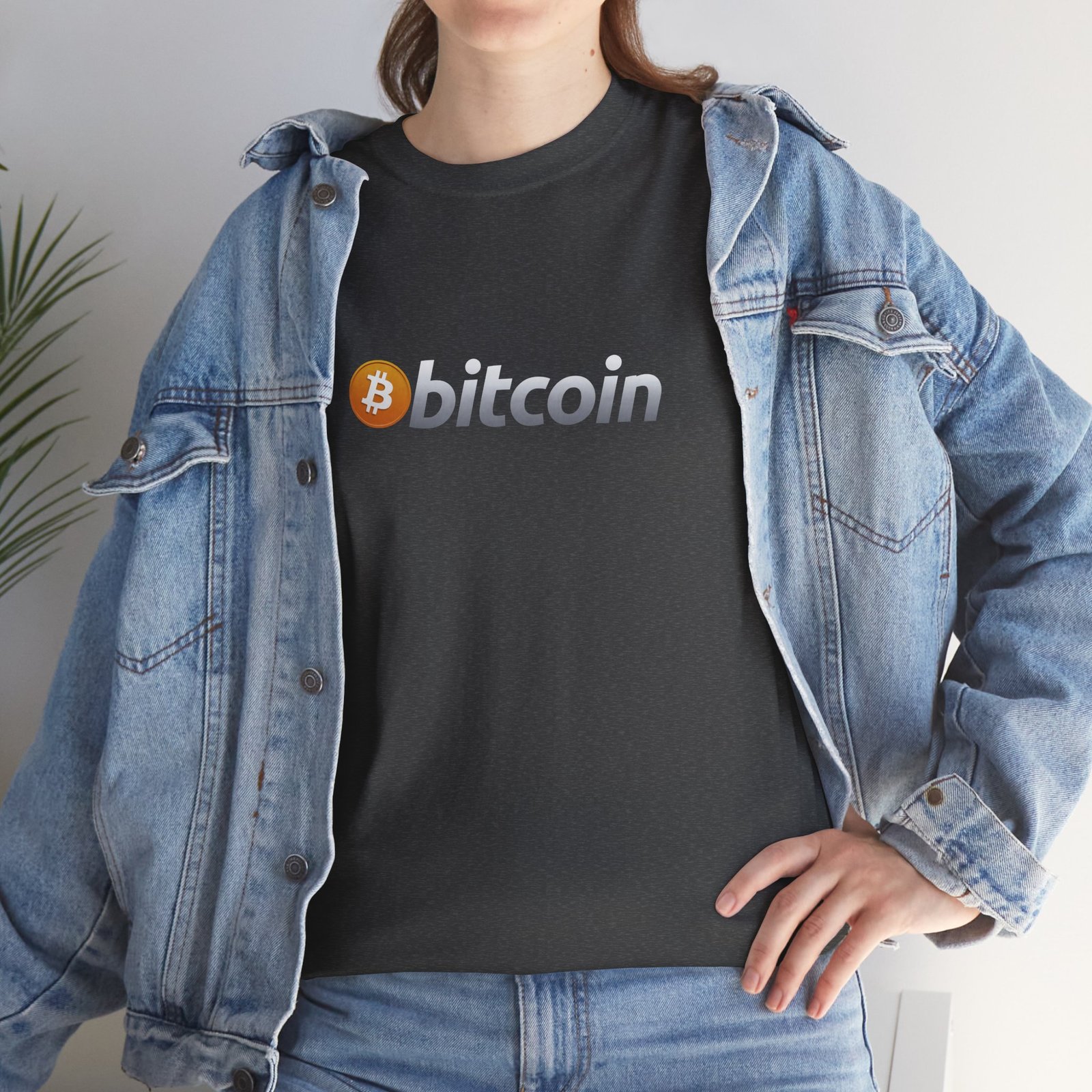 Bitcoin Logo Minimalist T-Shirt | Cryptocurrency T-Shirt - Image 46