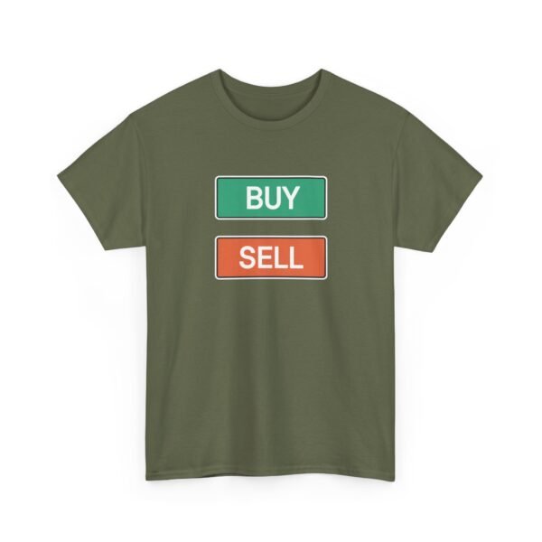 Buy Sell Trading Buttons T-Shirt | Minimalist Trader T-Shirt - Image 37