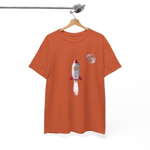 Bitcoin Rocket to the Moon T-Shirt | Cryptocurrency T-Shirt - Image 15