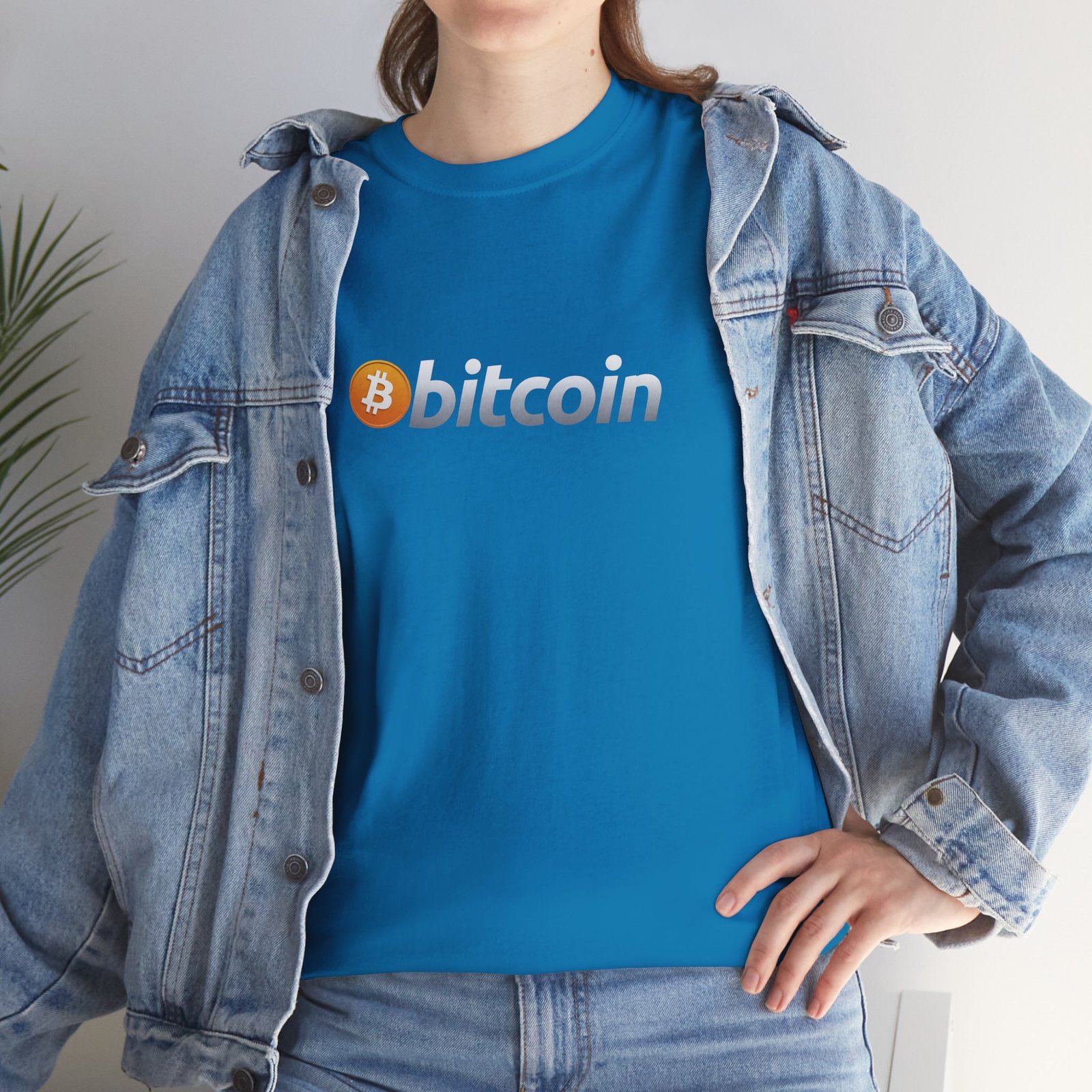 Bitcoin Logo Minimalist T-Shirt | Cryptocurrency T-Shirt - Image 52