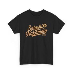 Satoshi Nakamoto Bitcoin T-Shirt | Crypto Trading Shirt