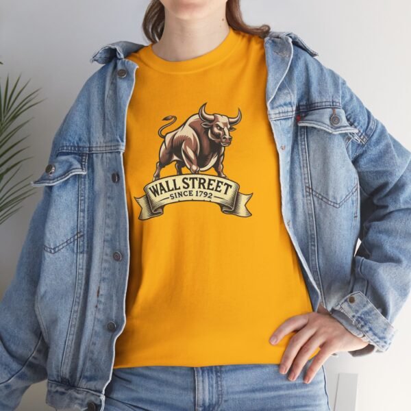 "Wall Street Bull - Since 1792" Trader T-Shirt | Trading T-Shirt - Image 64