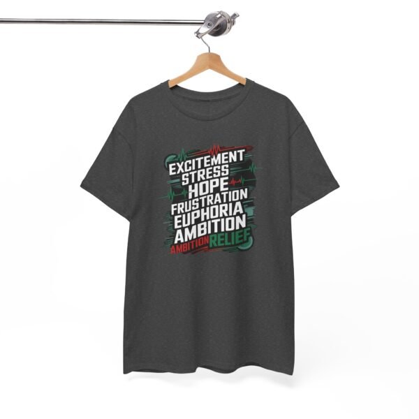 Trading Emotions T-Shirt | Unisex Trader Tee | Market Psychology Graphic Design - Image 9