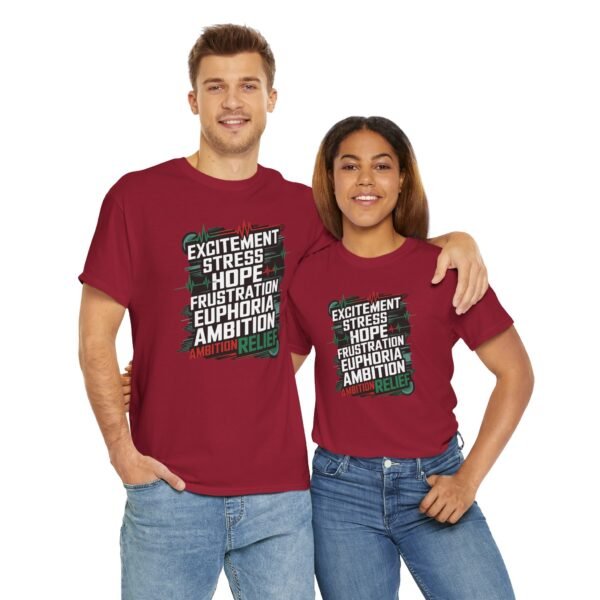 Trading Emotions T-Shirt | Unisex Trader Tee | Market Psychology Graphic Design - Image 41