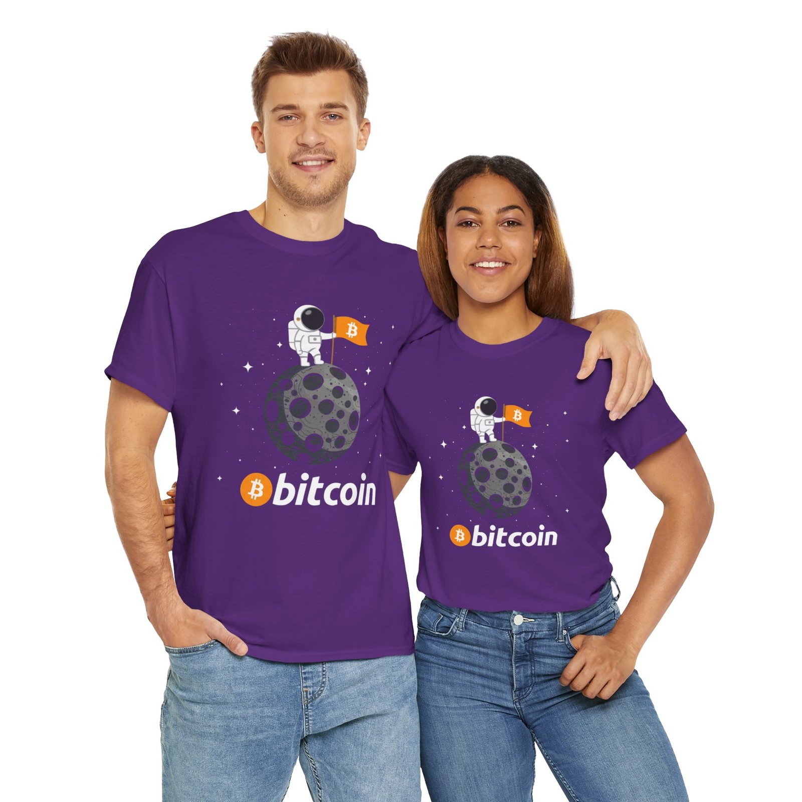 Bitcoin to the Moon Astronaut T-Shirt | Crypto T-Shirt - Image 77