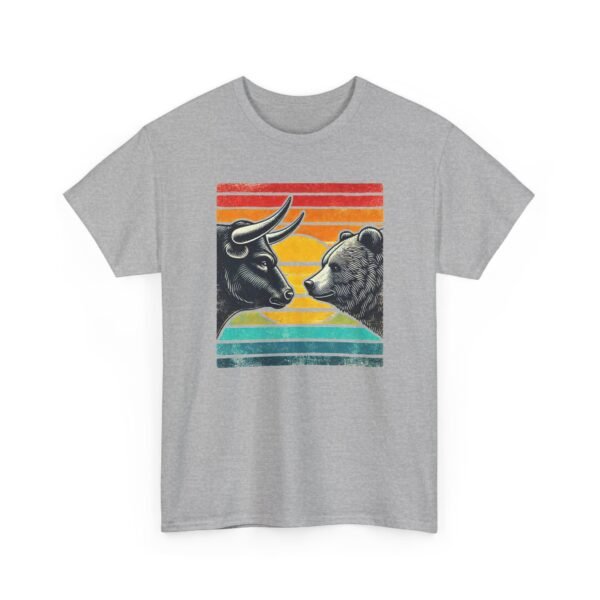 Retro Bull & Bear Trader T-Shirt | Wall Street Vintage Trading Design - Image 25