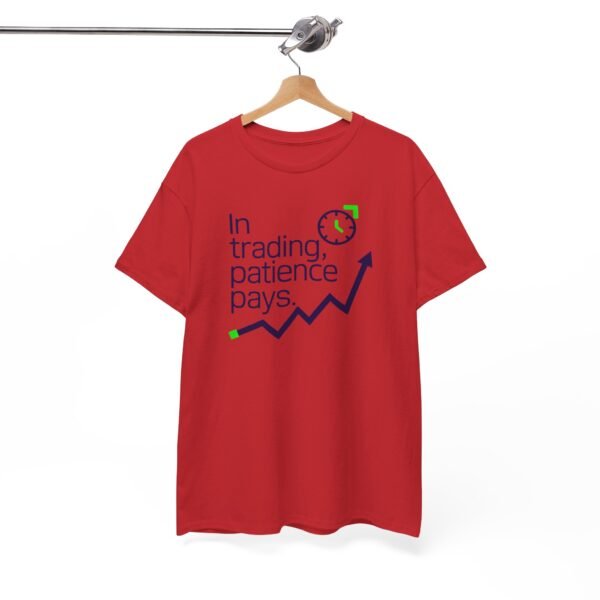 "In Trading, Patience Pays" Trader T-Shirt | Trading Discipline Apparel - Image 33