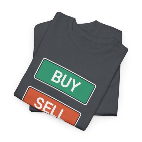 Buy Sell Trading Buttons T-Shirt | Minimalist Trader T-Shirt - Image 56